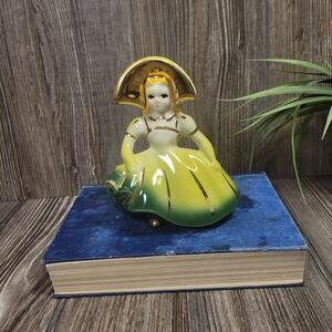 Vintage Planter Dutch Girl Succulent Pot